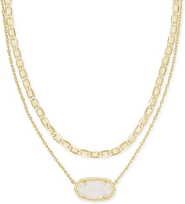 Kendra Scott Elisa Multi Strand Necklace for Women, Fashion Jewelry